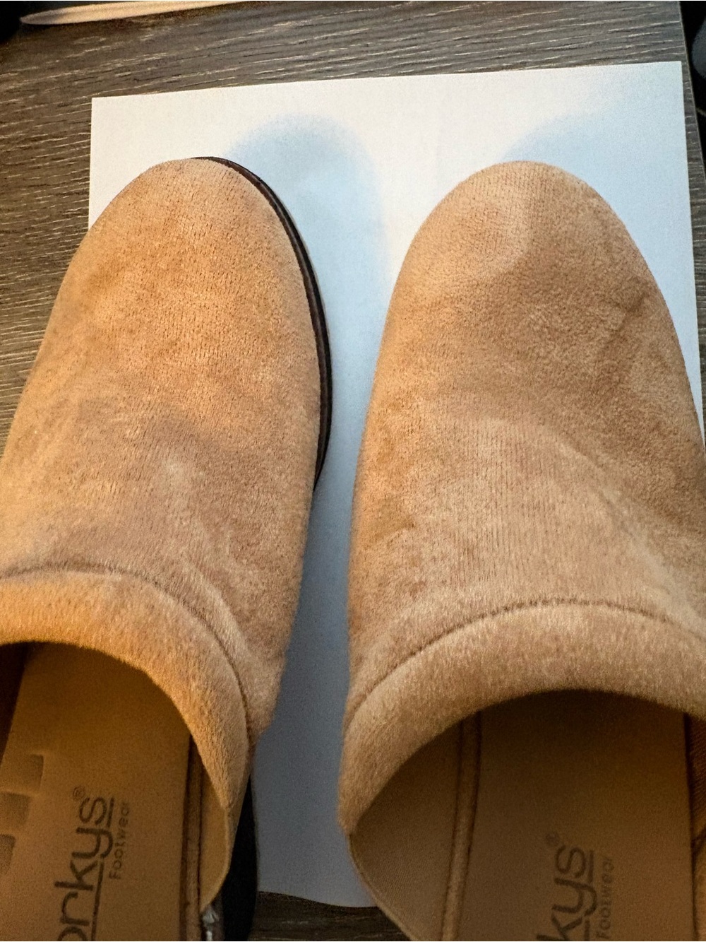 Corkys Tan Suede Slip-On Mules - Picture 4 of 9
